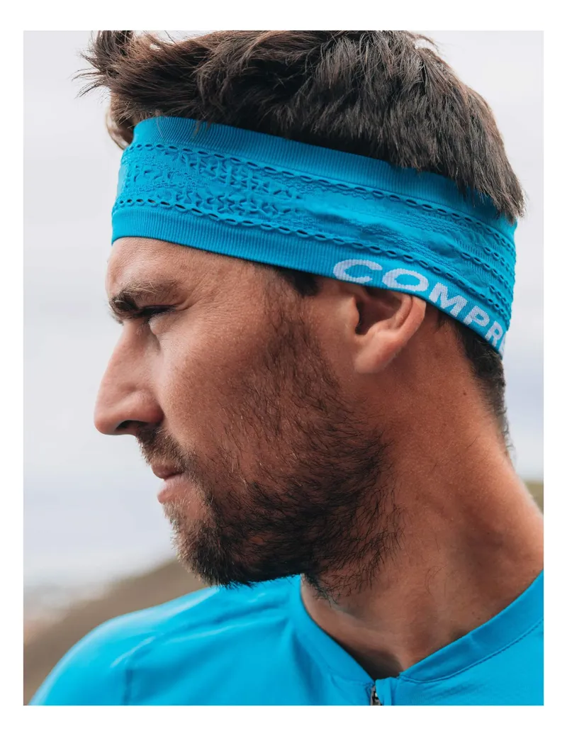 Compressport On/Off Thin Headband Uni Size Hawaiian Ocean-3